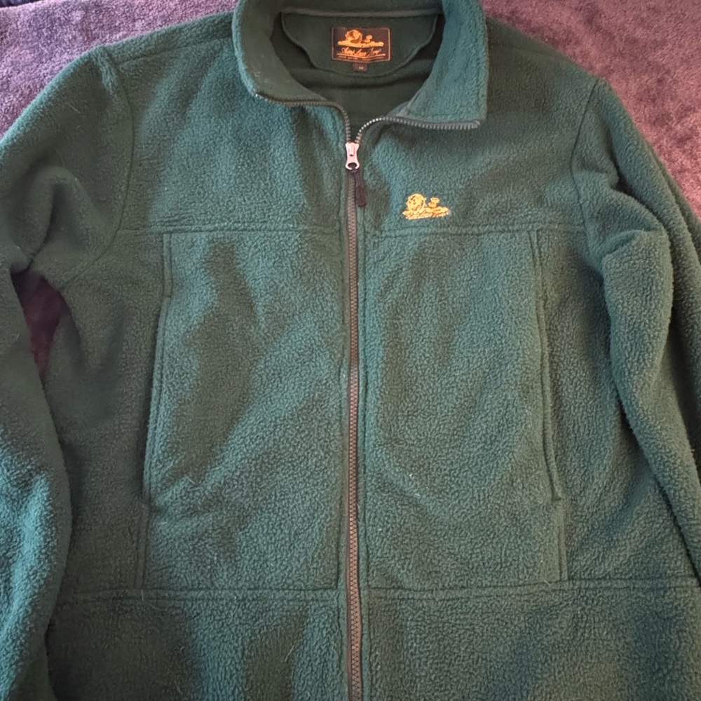 Aime Leon Dore Green Fleece Jacket